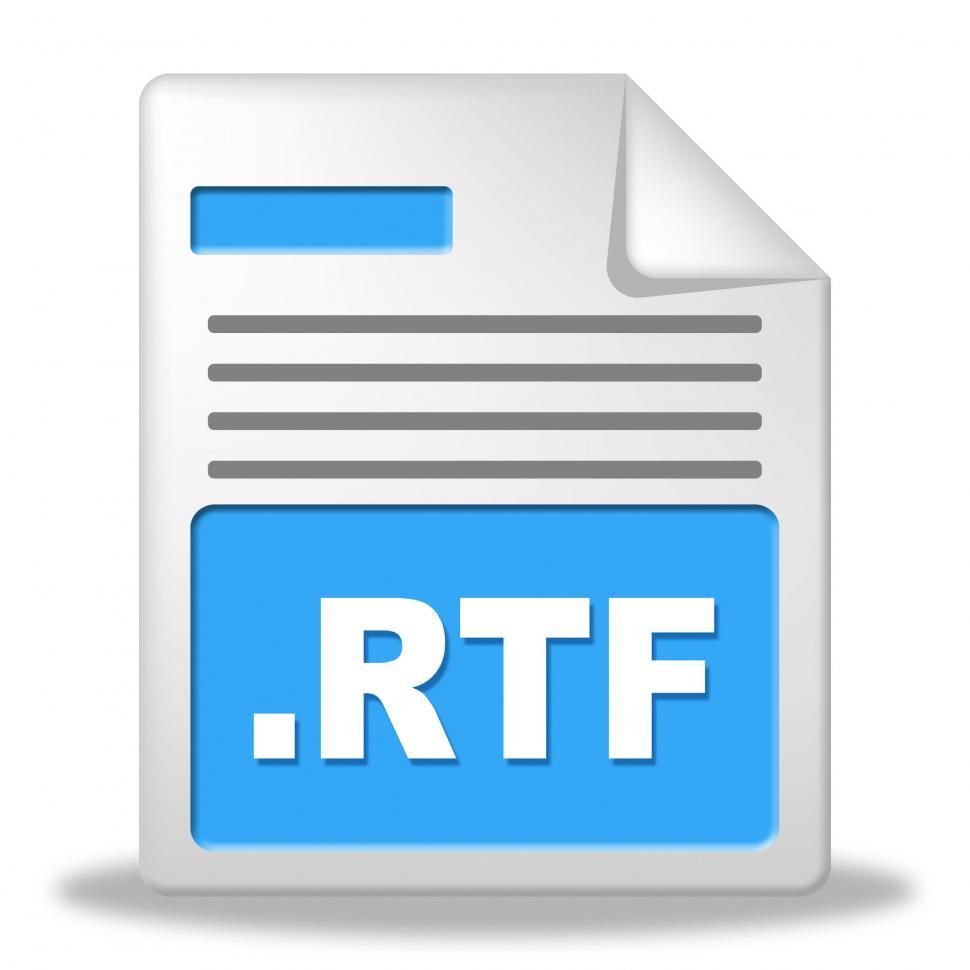 Free Image of Rtf File Indicates Organized Archiving And Correspondence 