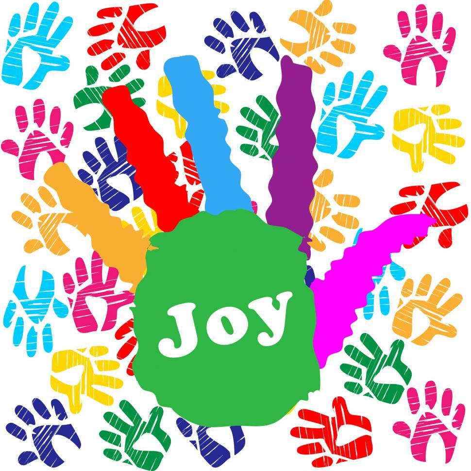 Free Image of Kids Joy Means Watercolor Positive And Colors 