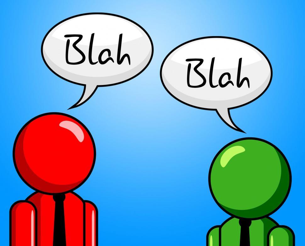 Free Image of Blah Conversation Represents Chit Chat And Confab 