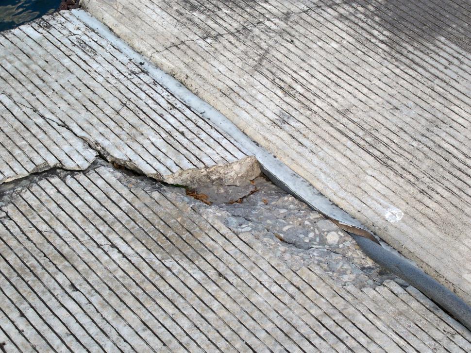 Free Image of Cracked Concrete Texture 