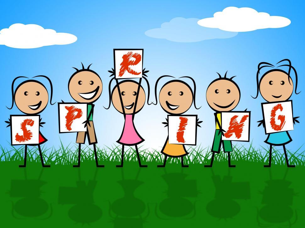 Free Image of Spring Kids Represents Seasons Toddlers And Childhood 