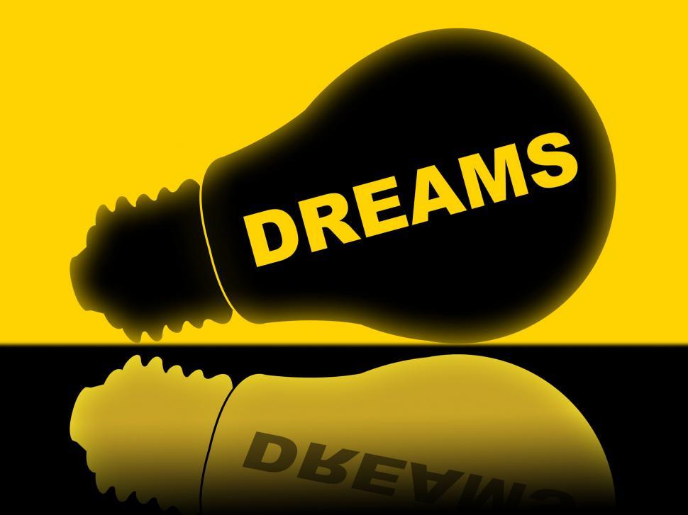 Free Image of Dreams Lightbulb Indicates Hope Dreamer And Aim 
