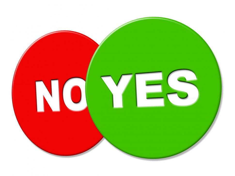 Free Image of Yes Message Represents All Right And Ok 