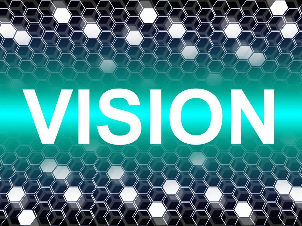 Free Image of Vision Word Represents Planning Forecasting And Objectives 