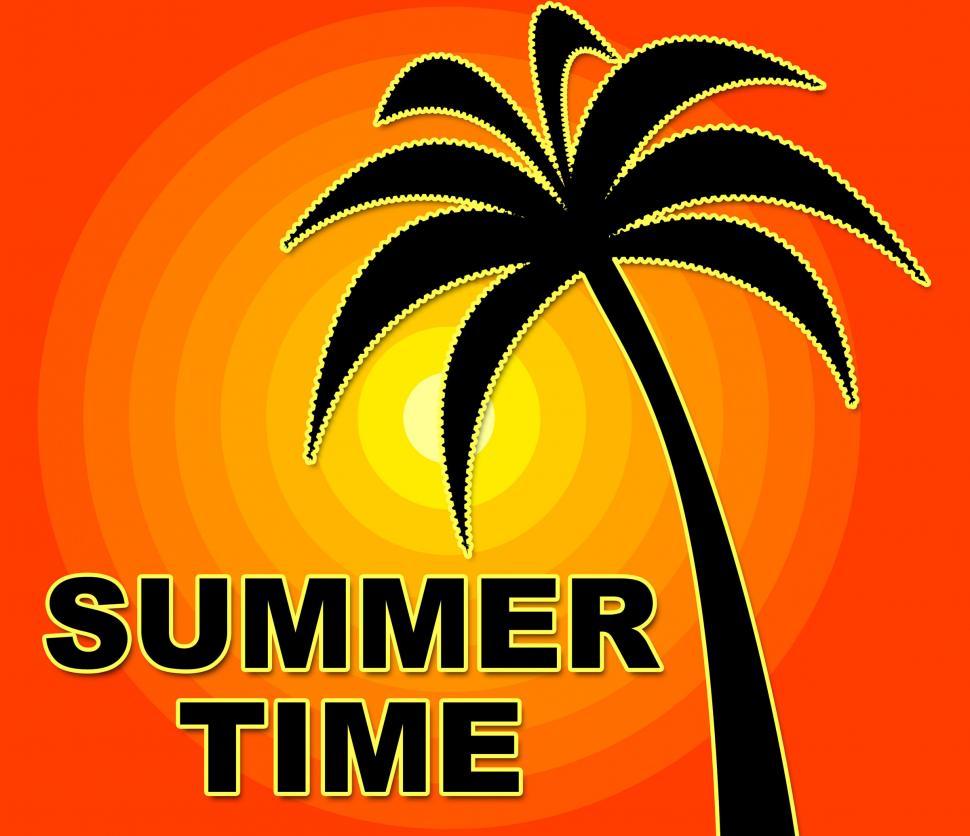 Free Image of Summer Time Means Happy Summertime And Warmth 