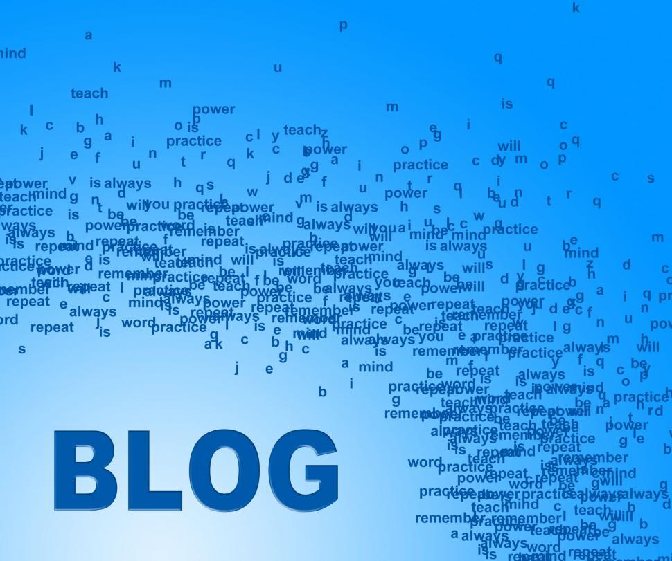 Free Image of Blog Words Shows World Wide Web And Www 