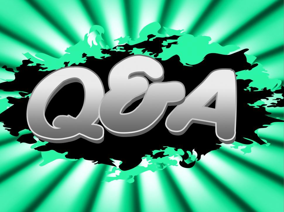 Free Image of Q And A Indicates Frequently Asked Questions And Knowhow 