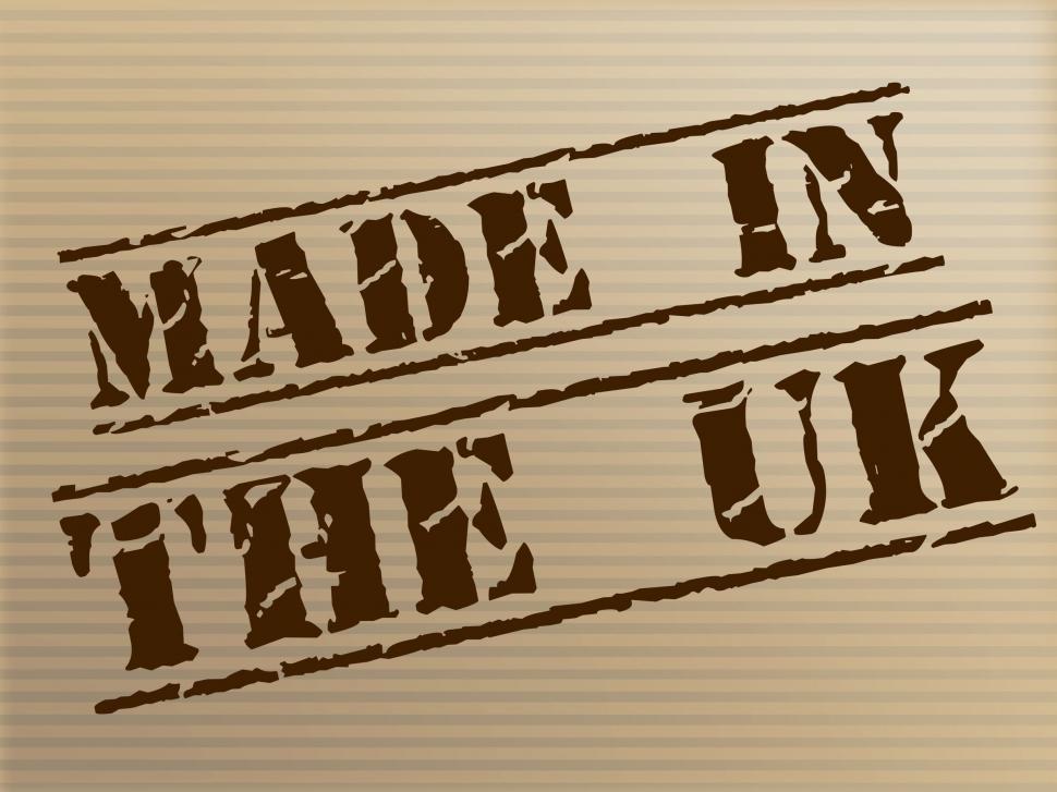 Free Image of Made In Uk Shows United Kingdom And British 