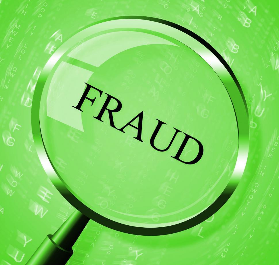 Free Image of Fraud Magnifier Represents Rip Off And Con 