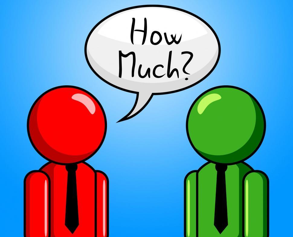 Free Image of How Much Means Asking Price And Charge 