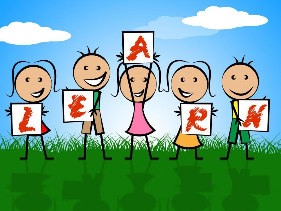 Free Image of Kids Learn Indicates Educating College And Learned 