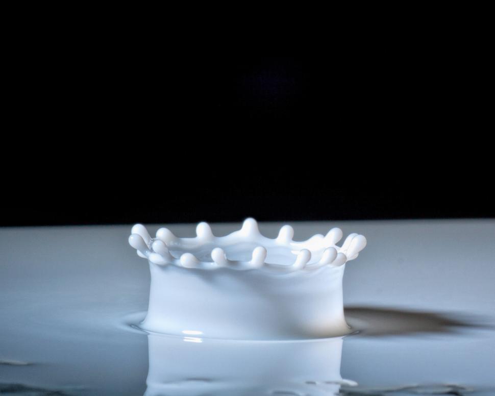 Free Image of Milk Splash 