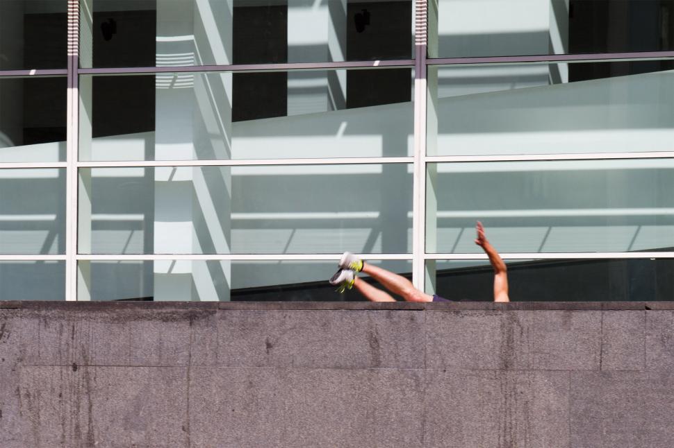 Free Image of Man Falling 