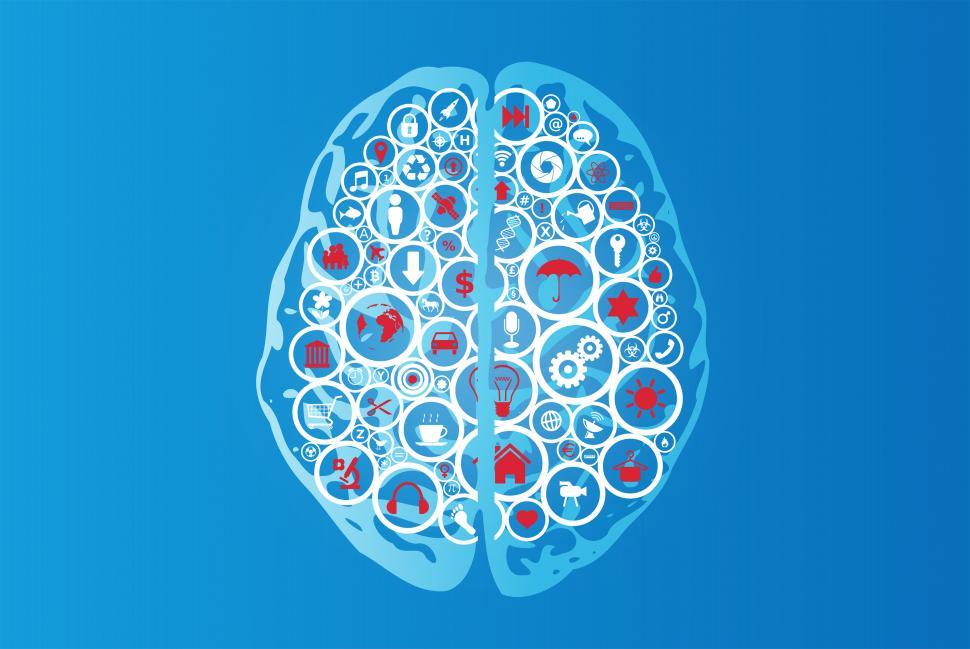 Free Image of Brain Functions as App Icons 