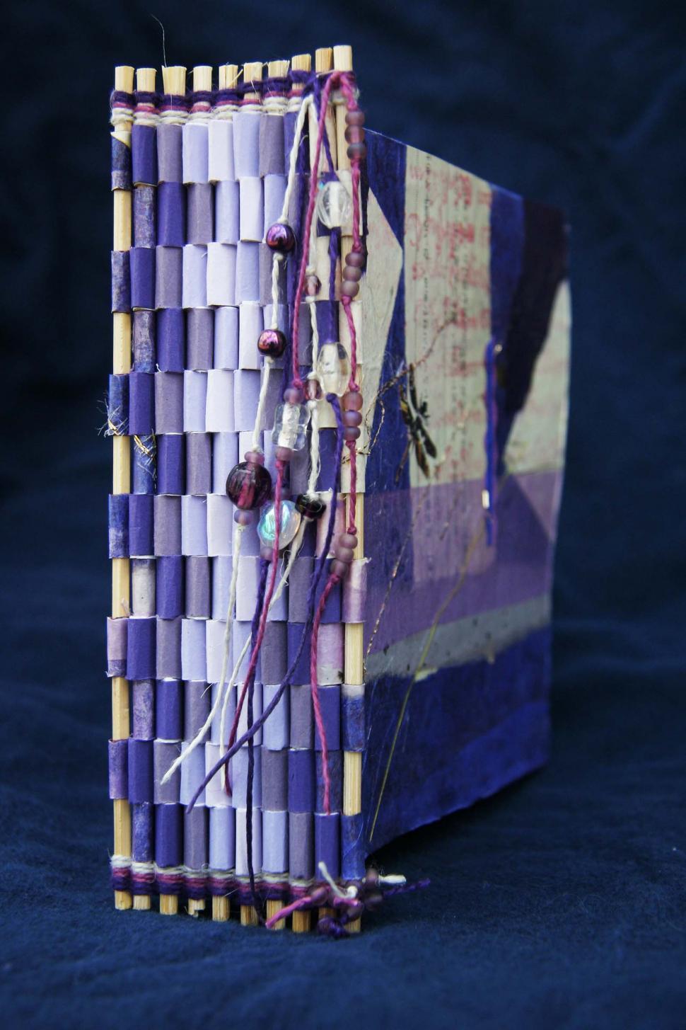 Free Image of Hand made book spine 