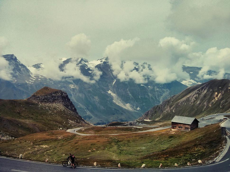 Free Image of Road Leading Through Mountain Range 