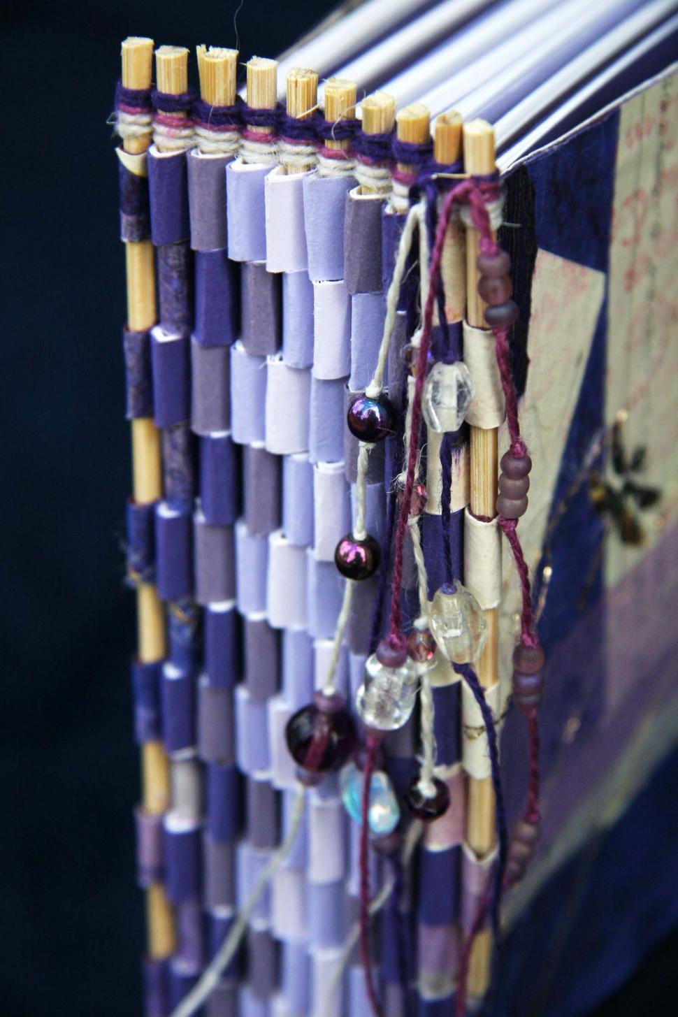 Free Image of Hand made book binding 