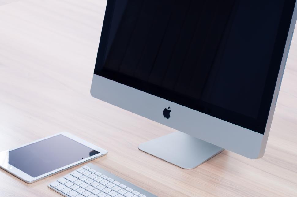Free Image of Desktop computer, modern device 
