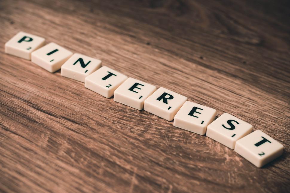 Free Image of Letters spell PINTEREST 
