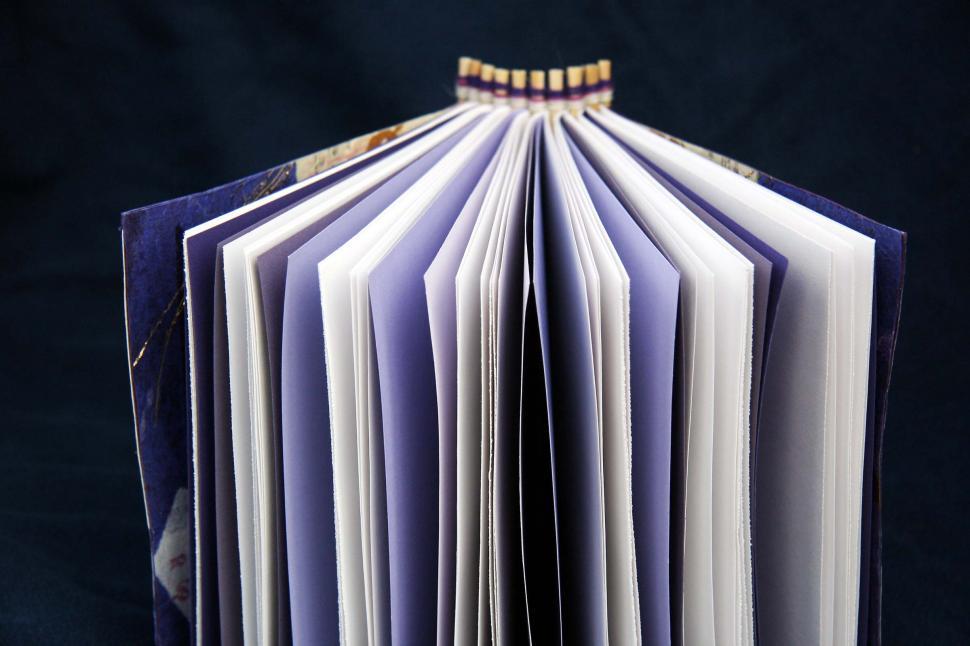 Free Image of Open book pages 
