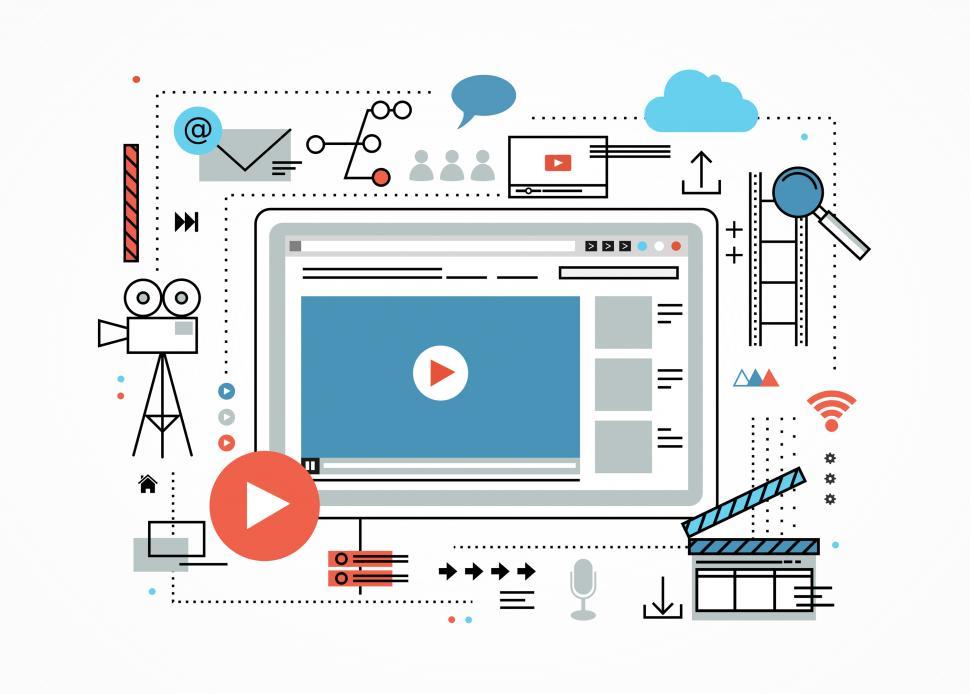 Free Image of Video Marketing Concept - Viral Videos on Youtube 