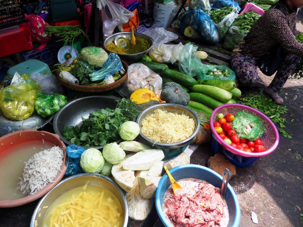 Free Image of Cambodian Food ingredients 