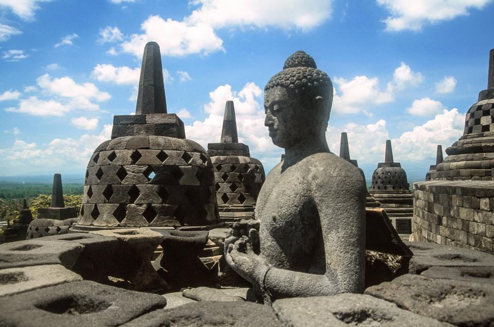 Free Image of Borobudur also known as Barabudur 