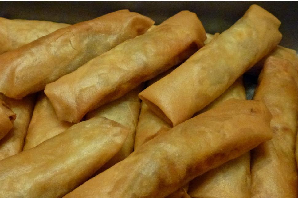 Free Image of Homemade Eggrolls 