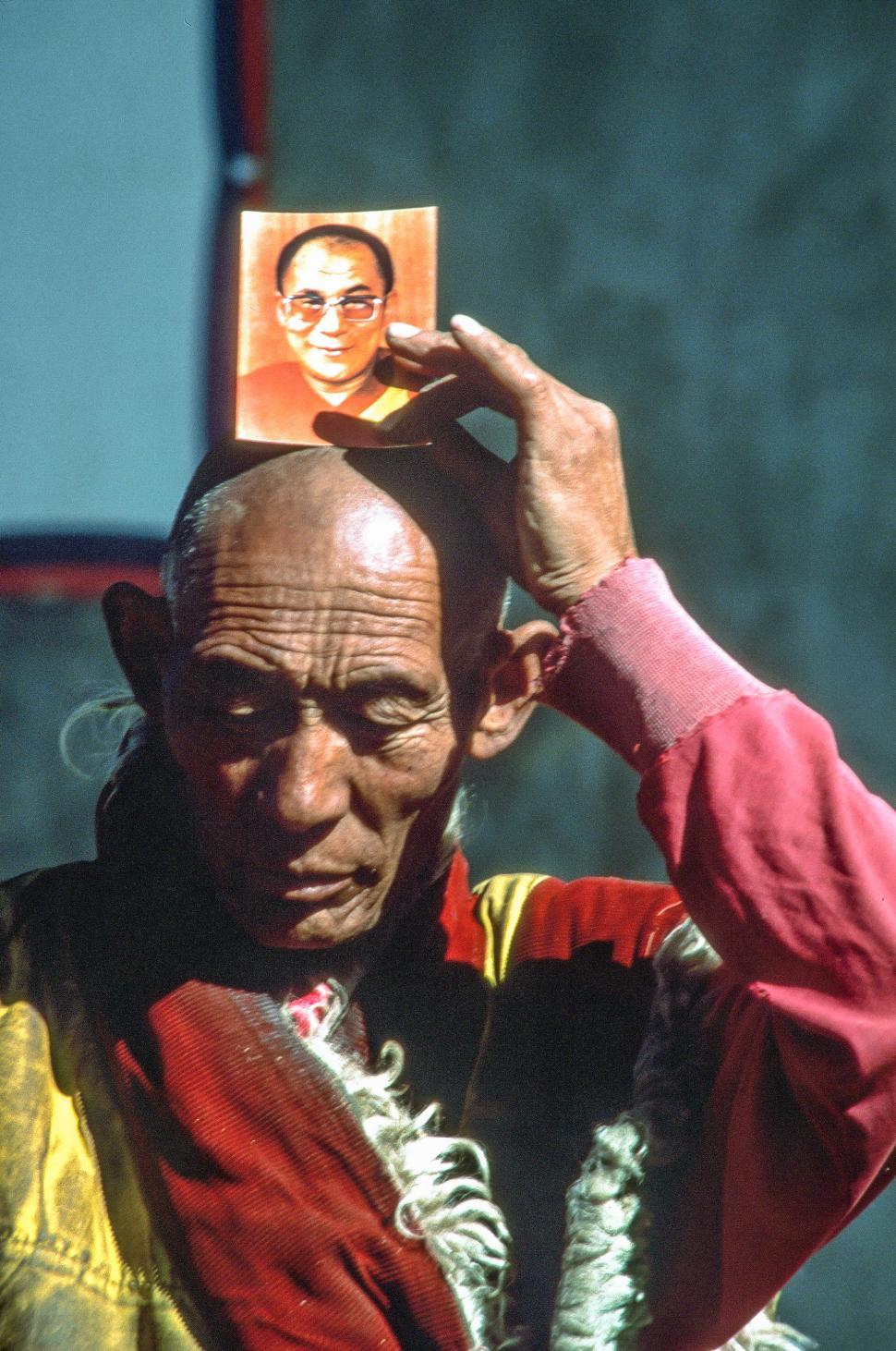 Free Image of Buddhist Monk in Sichuan, China 