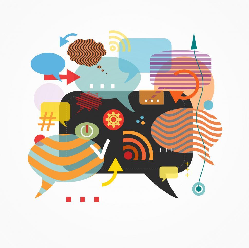 Free Image of Speech Bubbles - Abstract Communication Concept 
