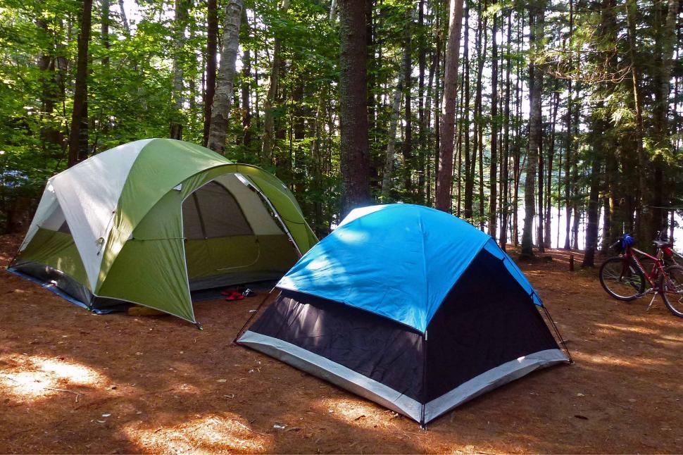Free Image of Two Tents 