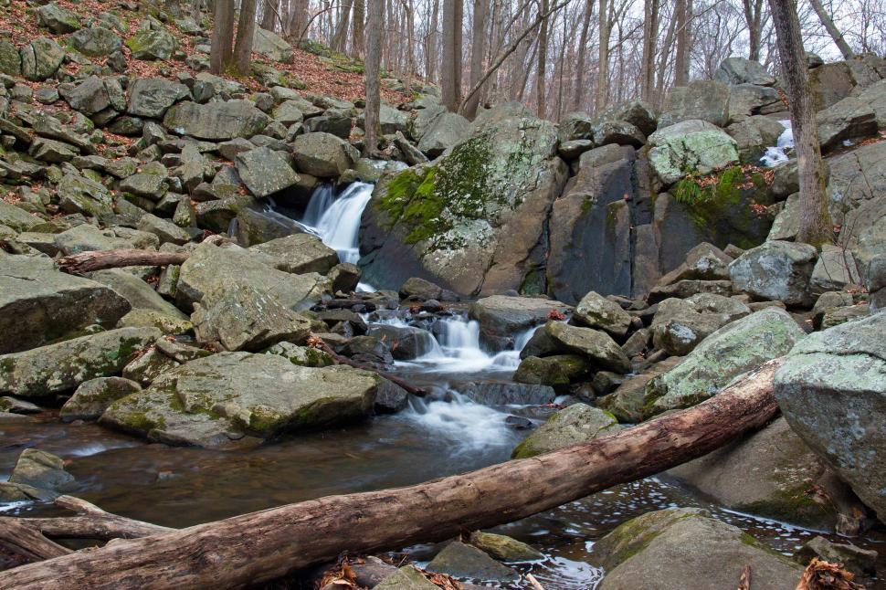 Free Image of Hacklebarney State Park Cascading Waterfalls 