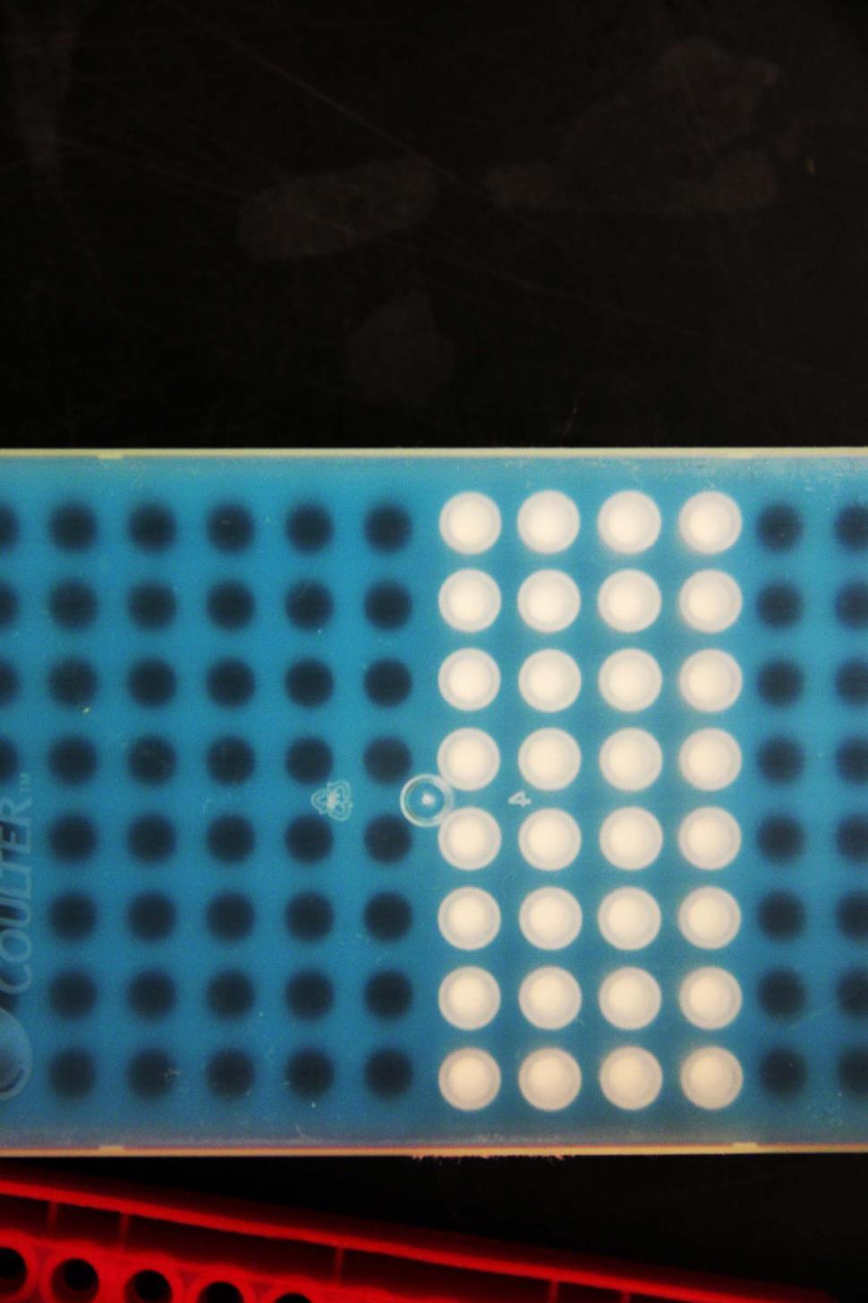 Free Image of Lab samples from above 