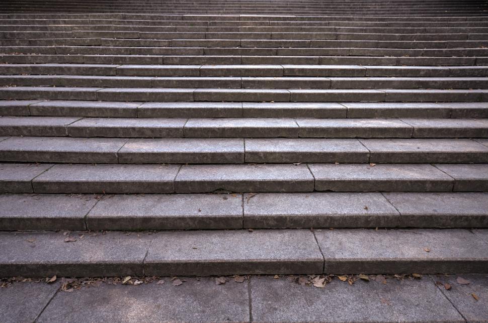Free Image of Black and White Photo of Steps 