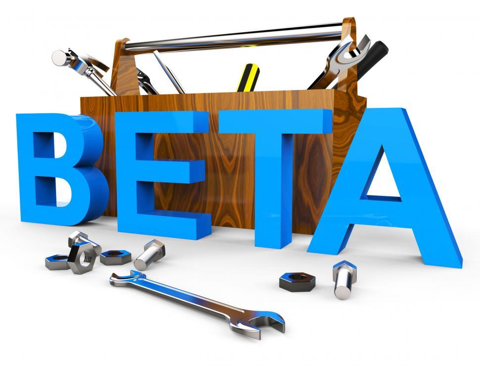 Free Image of Beta Software Means Test Freeware And Develop 