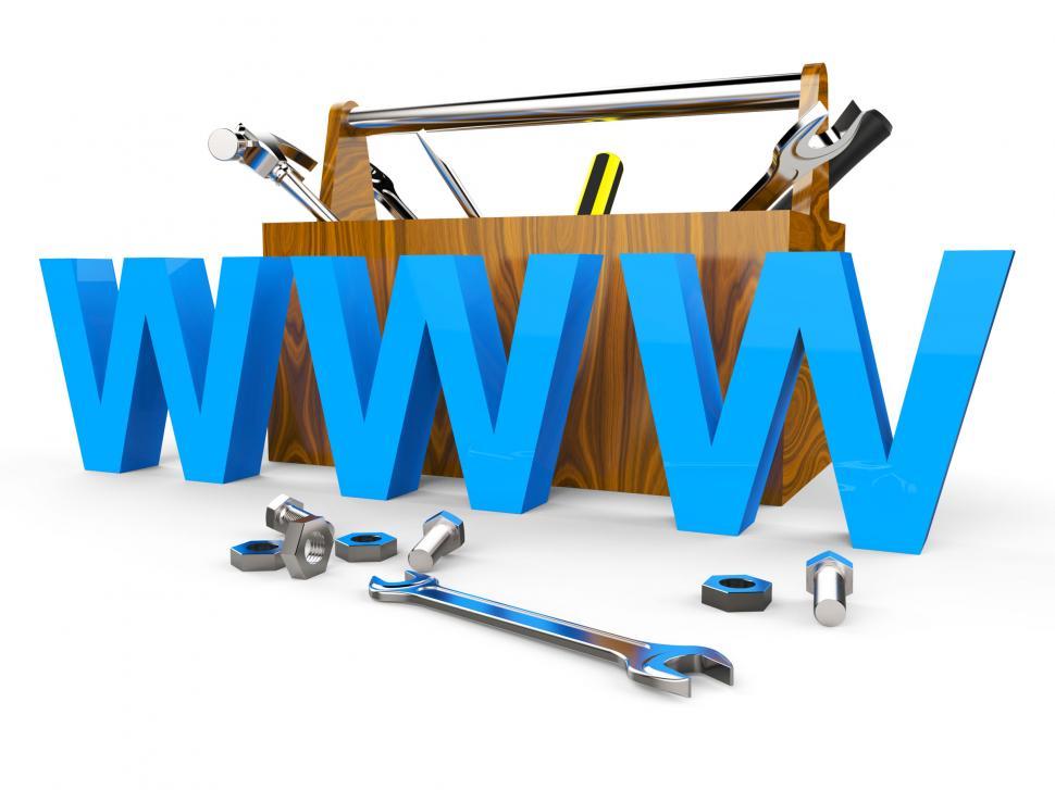 Free Image of Online Tools Shows World Wide Web And Apparatus 