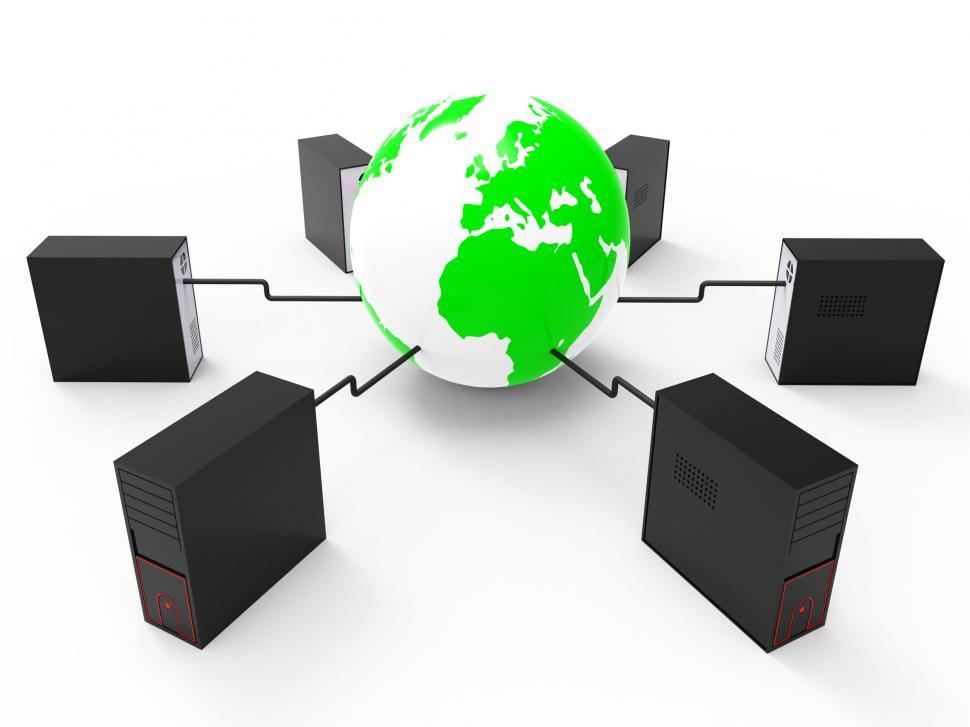 Free Image of World Wide Network Represents Web Site And Computer 
