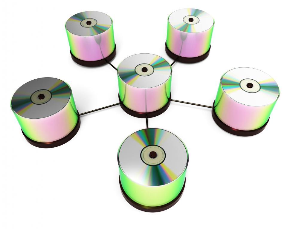 Free Image of Storage Network Shows Server Connectivity And Www 