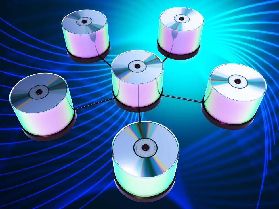 Free Image of Storage Network Shows Global Communications And Communicate 