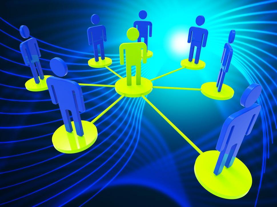 Free Image of Network Of People Represents Global Communications And Computer 