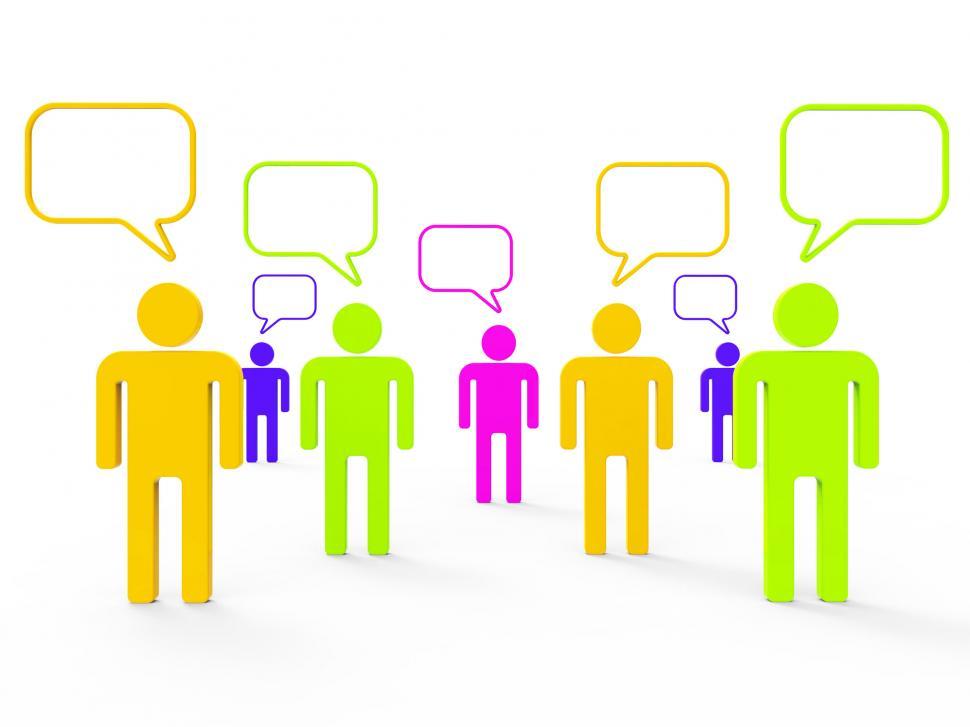 Free Image of People Communicating Indicates Computer Network And Communicate 