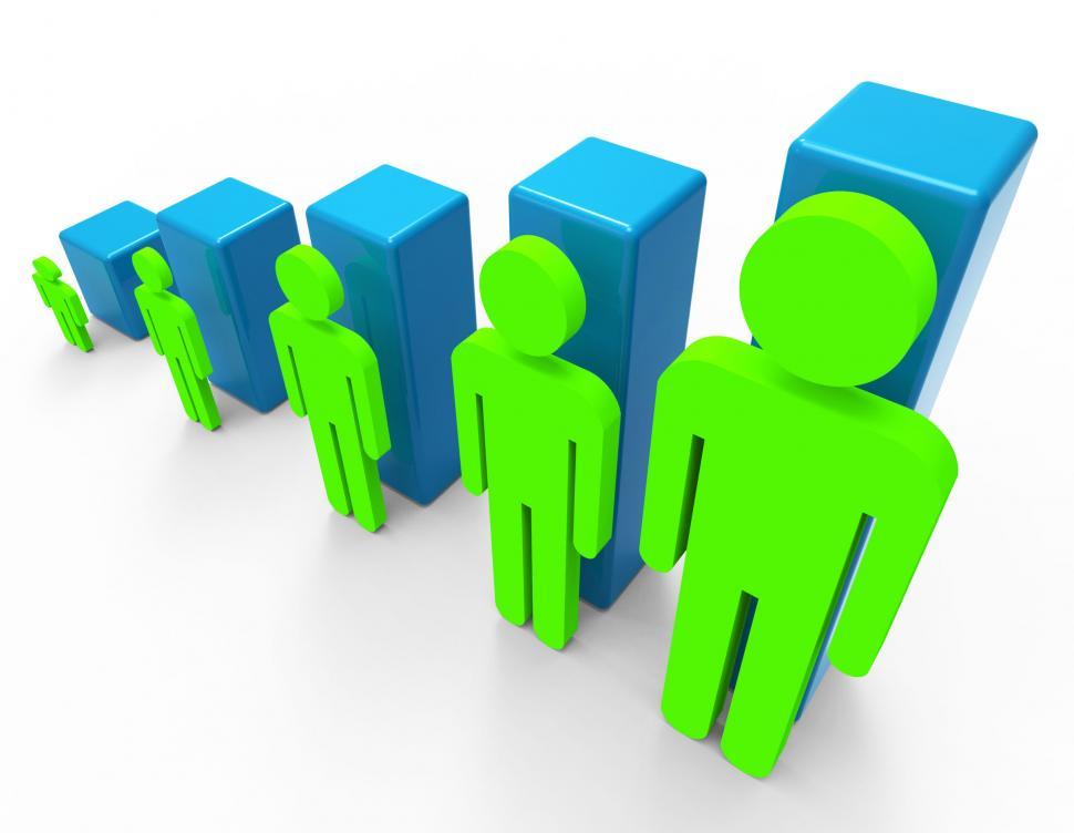 Free Image of Population Increase Indicates Group Up And Success 