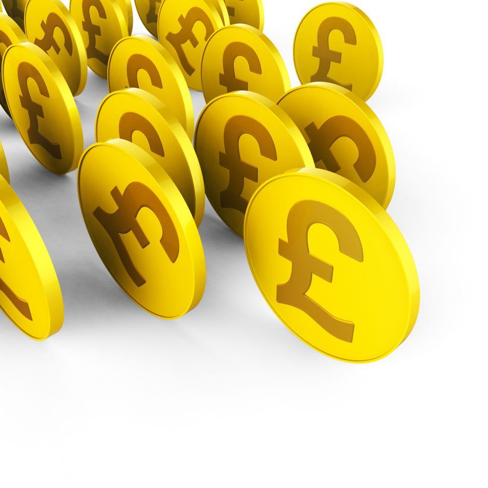 Free Image of Pound Coins Shows Save Prosperity And Finances 