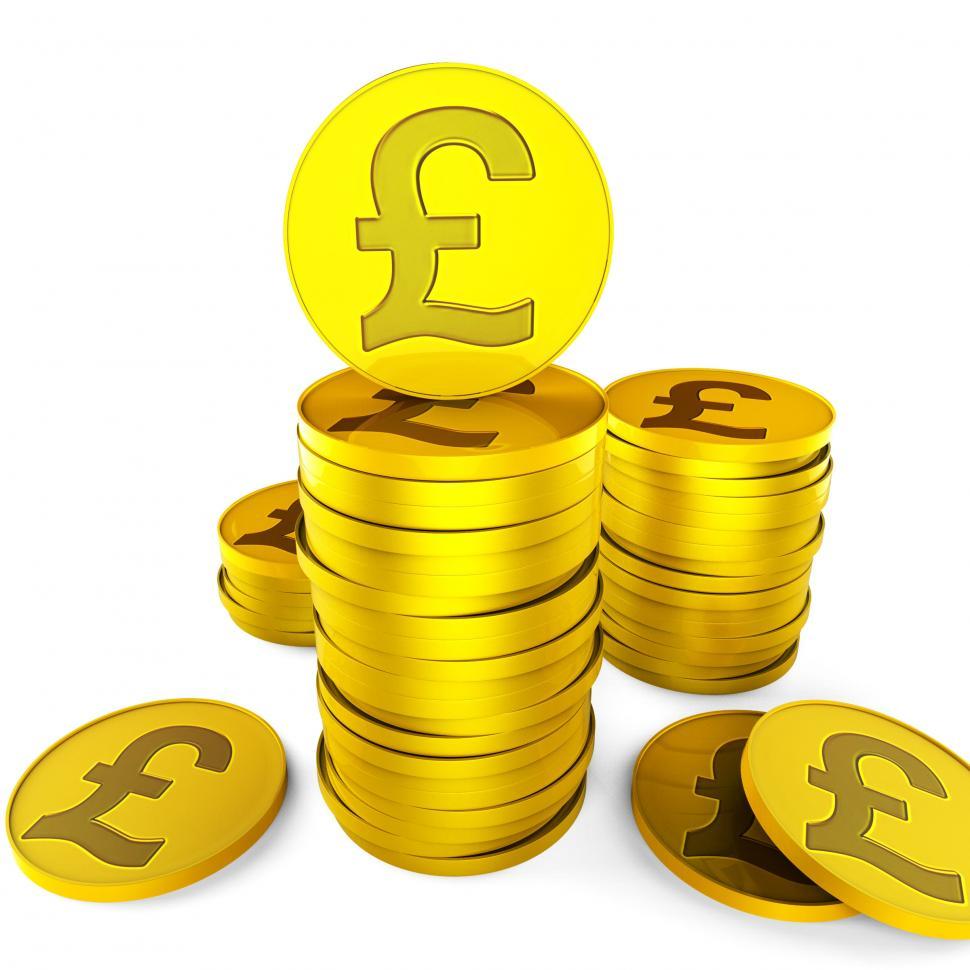 Free Image of Pound Savings Indicates British Pounds And Cash 