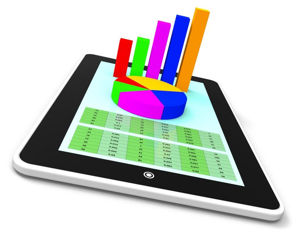 Free Image of Online Report Means World Wide Web And Analysis 