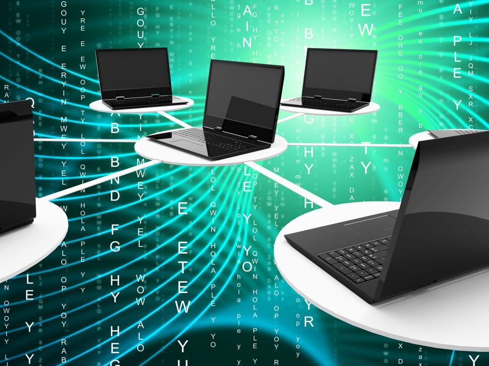Free Image of Computer Network Shows Global Communications And Communicate 