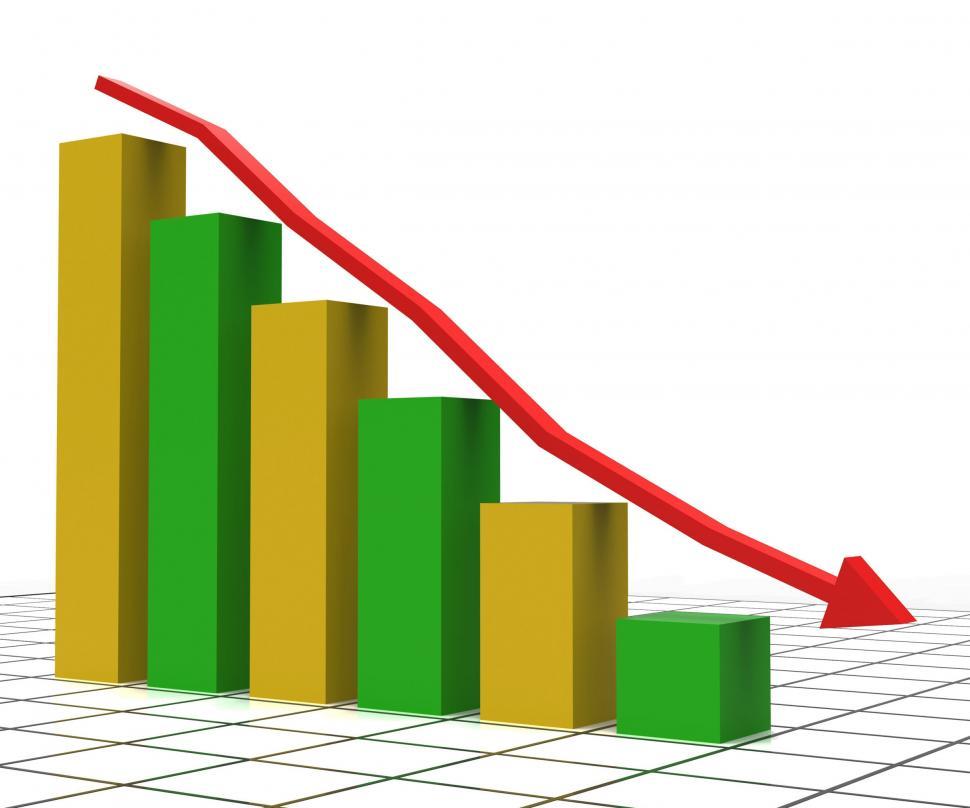 Free Image of Decreasing Report Shows Graphic Analysis And Graphs 