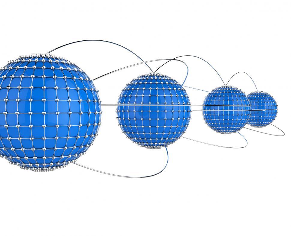 Free Image of Interconnected Network Means Connecting Connectivity And Technol 