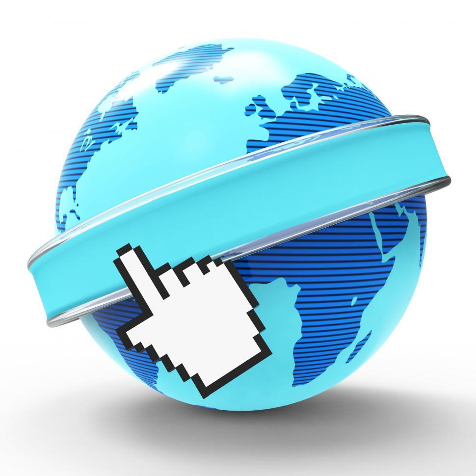 Free Image of Global Internet Indicates World Wide Web And Copy-Space 
