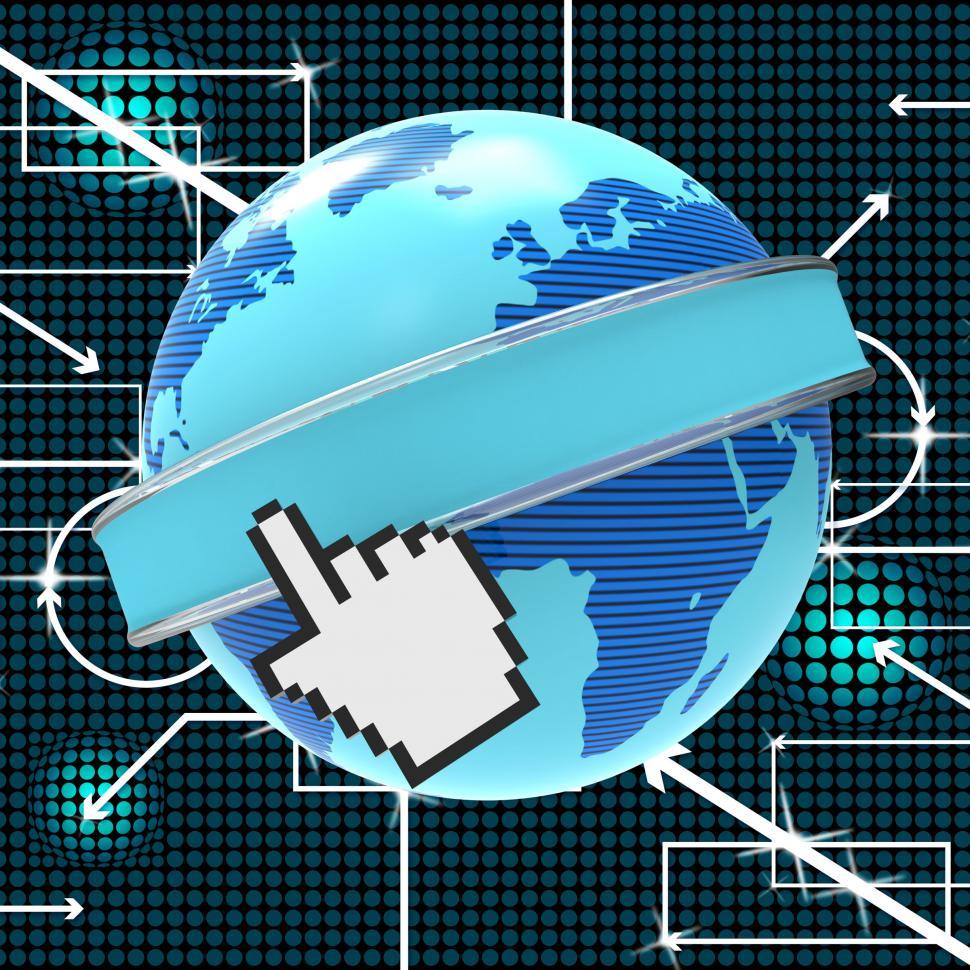 Free Image of Global Internet Means World Wide Web And Copy 